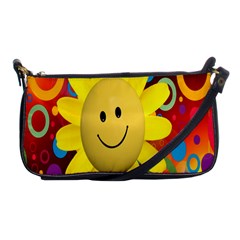 Sun Laugh Rays Luck Happy Shoulder Clutch Bags by Celenk