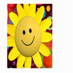 Sun Laugh Rays Luck Happy Large Garden Flag (two Sides) by Celenk