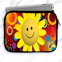 Sun Laugh Rays Luck Happy Apple Ipad 2/3/4 Zipper Cases by Celenk