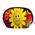 Sun Laugh Rays Luck Happy Accessory Pouches (Medium)  Front