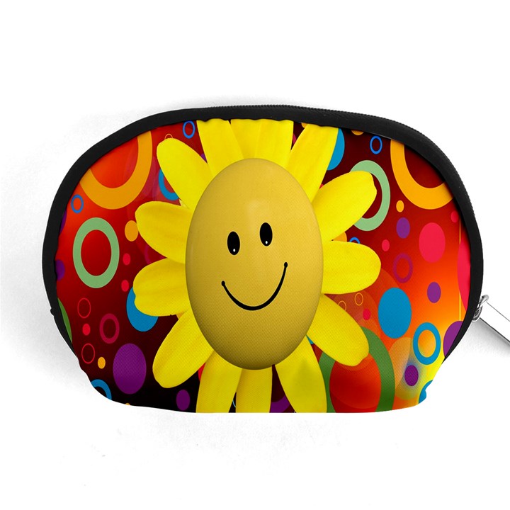 Sun Laugh Rays Luck Happy Accessory Pouches (Medium) 