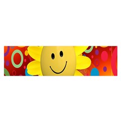 Sun Laugh Rays Luck Happy Satin Scarf (oblong) by Celenk