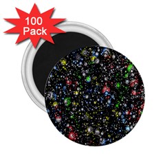 Universe Star Planet All Colorful 2 25  Magnets (100 Pack)  by Celenk