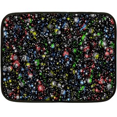 Universe Star Planet All Colorful Double Sided Fleece Blanket (mini)  by Celenk