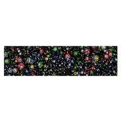 Universe Star Planet All Colorful Satin Scarf (oblong) by Celenk