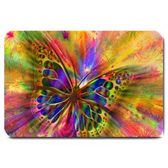 Arrangement Butterfly Aesthetics Large Doormat  by Celenk