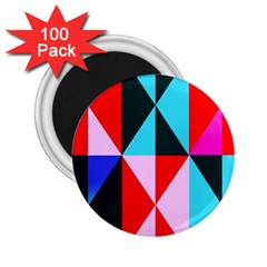 Geometric Pattern 2 25  Magnets (100 Pack)  by Celenk