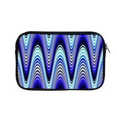 Waves Wavy Blue Pale Cobalt Navy Apple Macbook Pro 13  Zipper Case by Celenk