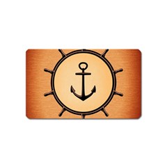 Nautical Anchor Marine Ocean Sea Magnet (name Card) by Celenk