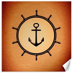 Nautical Anchor Marine Ocean Sea Canvas 12  X 12   by Celenk