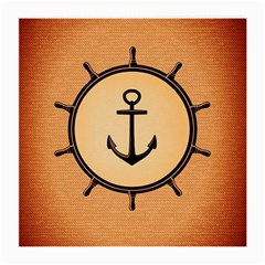 Nautical Anchor Marine Ocean Sea Medium Glasses Cloth (2-side) by Celenk