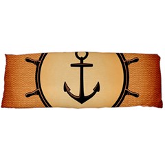 Nautical Anchor Marine Ocean Sea Body Pillow Case (dakimakura) by Celenk