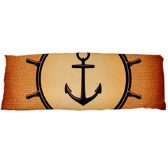 Nautical Anchor Marine Ocean Sea Body Pillow Case Dakimakura (two Sides) by Celenk