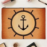 Nautical Anchor Marine Ocean Sea Cosmetic Bag (XXXL)  Front