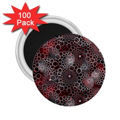 Chain Mail Vortex Pattern 2 25  Magnets (100 Pack)  by Celenk