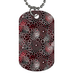 Chain Mail Vortex Pattern Dog Tag (two Sides) by Celenk