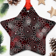 Chain Mail Vortex Pattern Star Ornament (two Sides) by Celenk