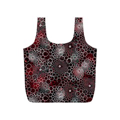 Chain Mail Vortex Pattern Full Print Recycle Bags (s)  by Celenk