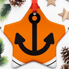 Anchor Keeper Sailing Boat Ornament (star) by Celenk