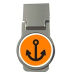 Anchor Keeper Sailing Boat Money Clips (Round)  Front