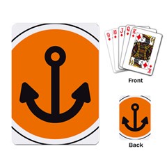 Anchor Keeper Sailing Boat Playing Card by Celenk