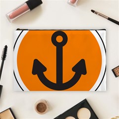 Anchor Keeper Sailing Boat Cosmetic Bag (large)  by Celenk