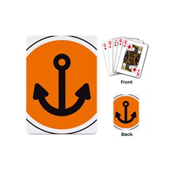 Anchor Keeper Sailing Boat Playing Cards (mini)  by Celenk