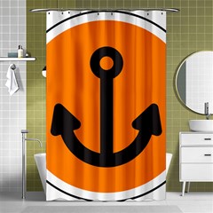 Anchor Keeper Sailing Boat Shower Curtain 48  X 72  (small)  by Celenk