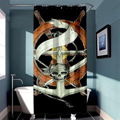 Anchor Seaman Sailor Maritime Ship Shower Curtain 36  X 72  (stall)  by Celenk