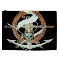 Anchor Seaman Sailor Maritime Ship Cosmetic Bag (xxl)  by Celenk