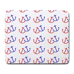 Anchors Nautical Backdrop Sea Nautical Large Mousepads by Celenk