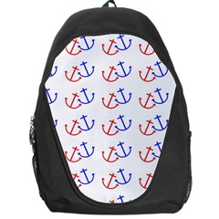 Anchors Nautical Backdrop Sea Nautical Backpack Bag by Celenk