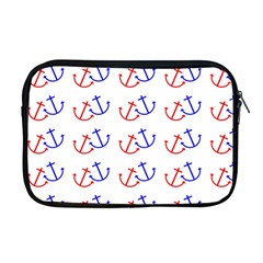 Anchors Nautical Backdrop Sea Nautical Apple Macbook Pro 17  Zipper Case by Celenk