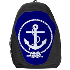 Anchor Flag Blue Background Backpack Bag