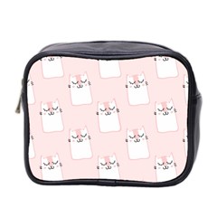 Pattern Cat Pink Cute Sweet Fur Mini Toiletries Bag 2-side by Celenk