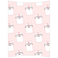 Pattern Cat Pink Cute Sweet Fur Back Support Cushion by Celenk