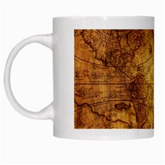 Map Of The World Old Historically White Mugs by Celenk