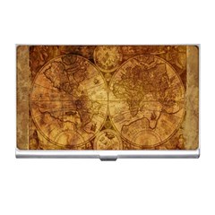 Map Of The World Old Historically Business Card Holders by Celenk