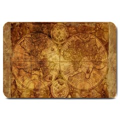 Map Of The World Old Historically Large Doormat 