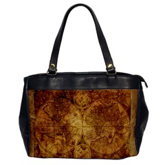 Map Of The World Old Historically Office Handbags