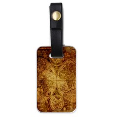 Map Of The World Old Historically Luggage Tags (One Side) 