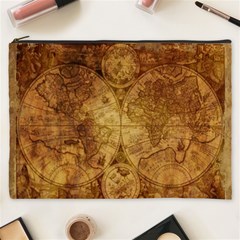 Map Of The World Old Historically Cosmetic Bag (xxxl)  by Celenk