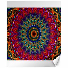 Kaleidoscope Mandala Pattern Canvas 16  X 20   by Celenk