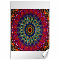 Kaleidoscope Mandala Pattern Canvas 24  X 36  by Celenk