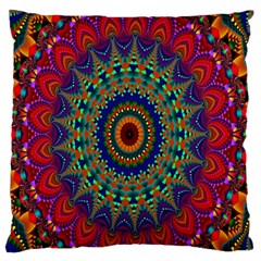 Kaleidoscope Mandala Pattern Standard Flano Cushion Case (one Side) by Celenk