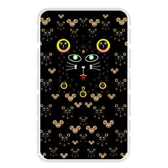 Merry Black Cat In The Night And A Mouse Involved Pop Art Memory Card Reader by pepitasart