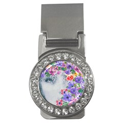 Flower Girl Money Clips (cz)  by NouveauDesign