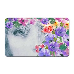 Flower Girl Magnet (rectangular) by NouveauDesign