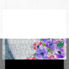 Flower Girl Rectangular Jigsaw Puzzl by NouveauDesign