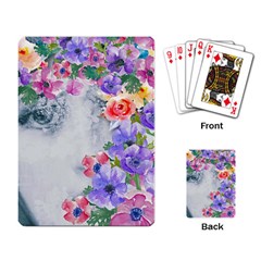 Flower Girl Playing Card by NouveauDesign